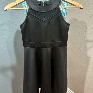 Chic Black Sleeveless Kids Dress